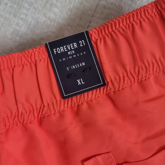 New Forever 21 Coral Board Swim Shorts (XL) - Picture 7 of 16